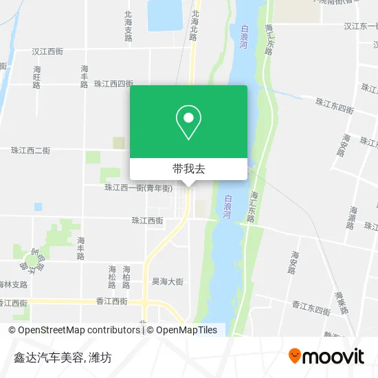 鑫达汽车美容地图