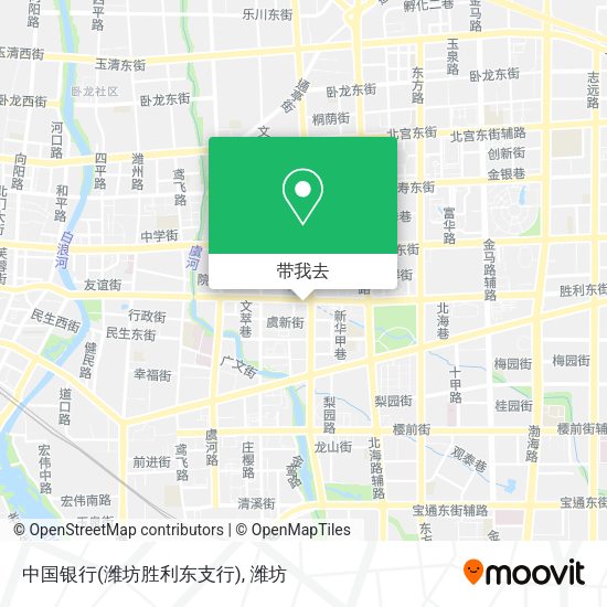 中国银行(潍坊胜利东支行)地图