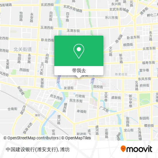 中国建设银行(潍安支行)地图