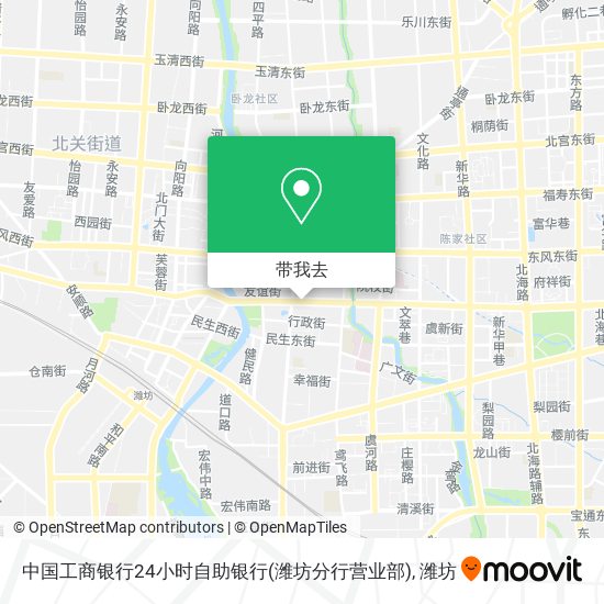 中国工商银行24小时自助银行(潍坊分行营业部)地图