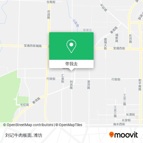 刘记牛肉板面地图