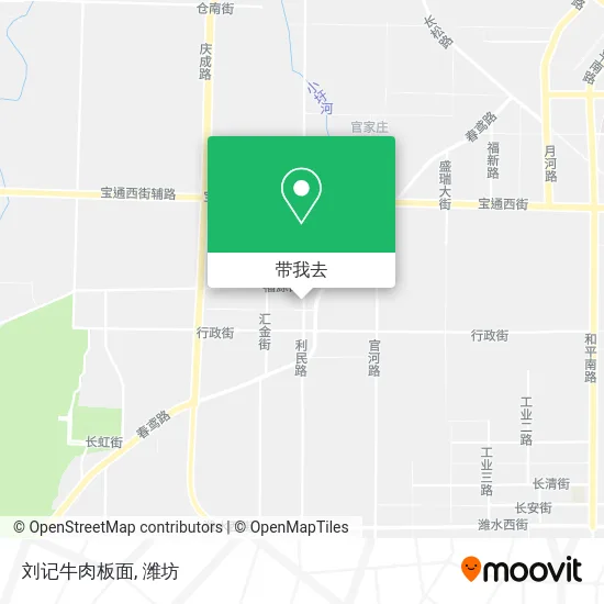 刘记牛肉板面地图