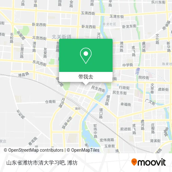 山东省潍坊市清大学习吧地图