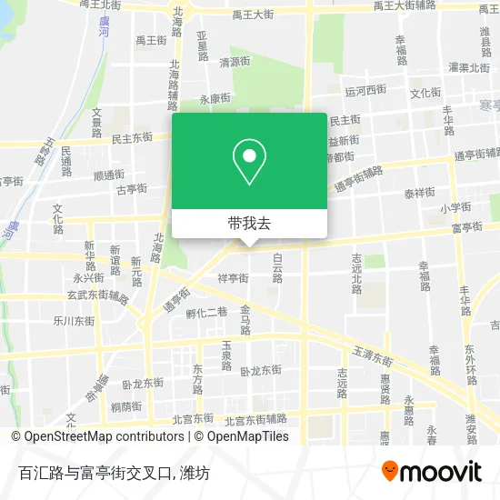 百汇路与富亭街交叉口地图