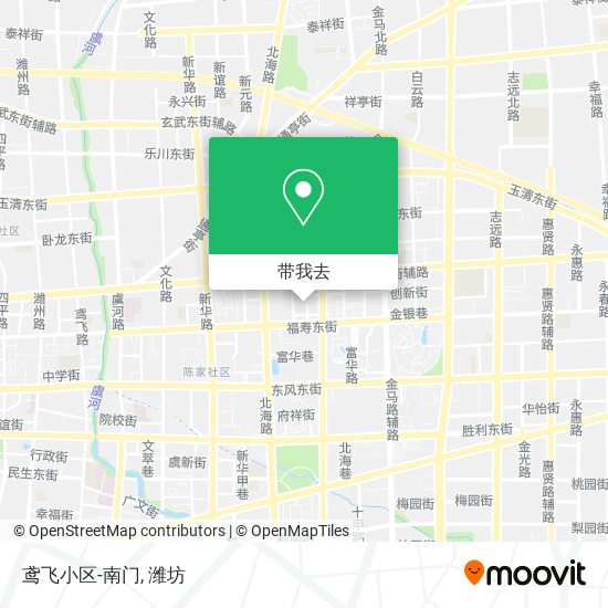 鸢飞小区-南门地图