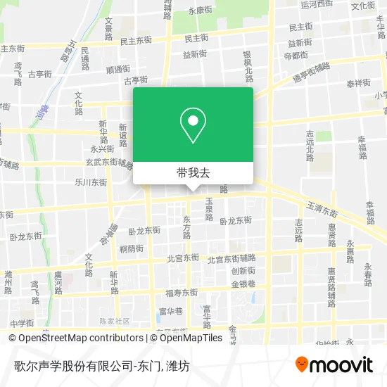 歌尔声学股份有限公司-东门地图
