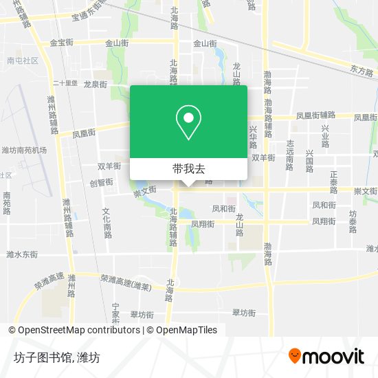 坊子图书馆地图