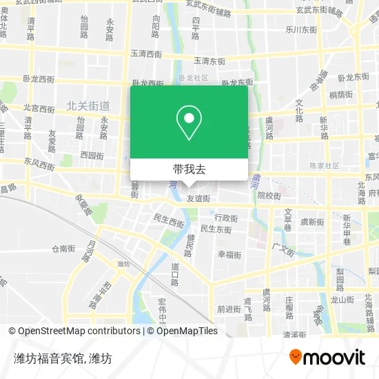 潍坊福音宾馆地图