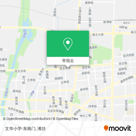 文华小学-东南门地图