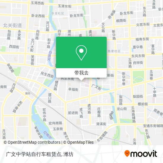 广文中学站自行车租赁点地图