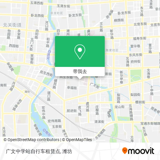广文中学站自行车租赁点地图