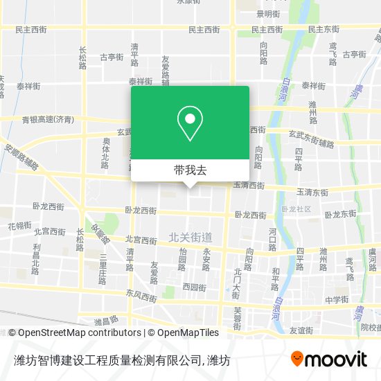 潍坊智博建设工程质量检测有限公司地图
