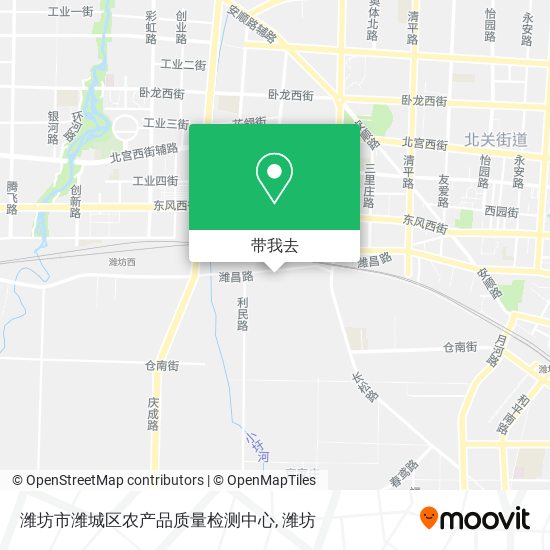 潍坊市潍城区农产品质量检测中心地图