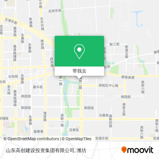 山东高创建设投资集团有限公司地图