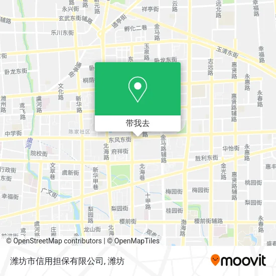 潍坊市信用担保有限公司地图