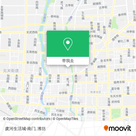 虞河生活城-南门地图