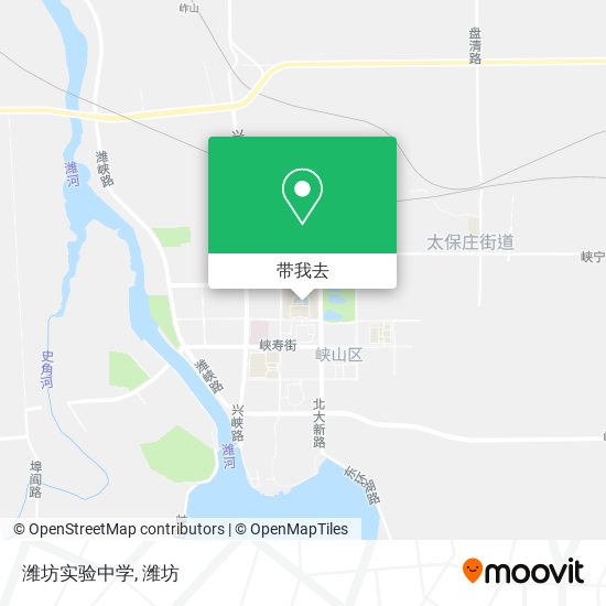 潍坊实验中学地图