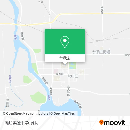 潍坊实验中学地图