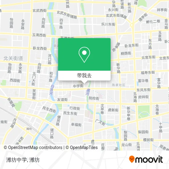 潍坊中学地图