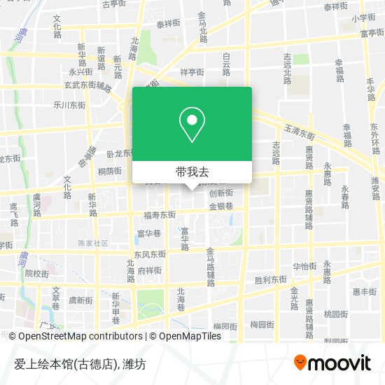 爱上绘本馆(古德店)地图