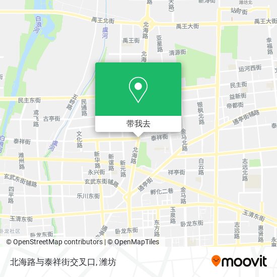 北海路与泰祥街交叉口地图