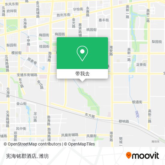宪海铭郡酒店地图