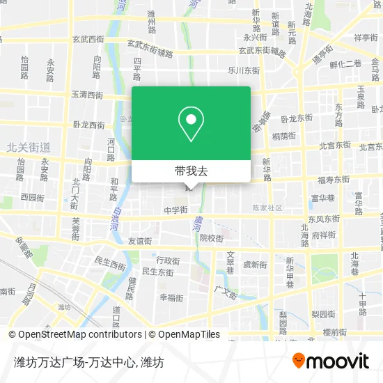 潍坊万达广场-万达中心地图
