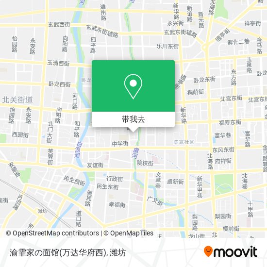 渝霏家の面馆(万达华府西)地图