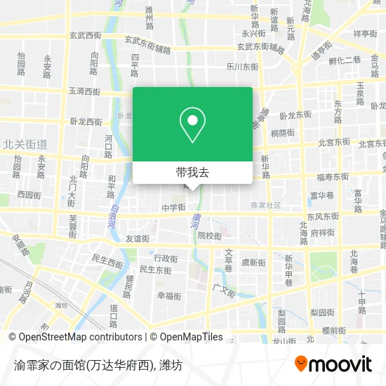 渝霏家の面馆(万达华府西)地图