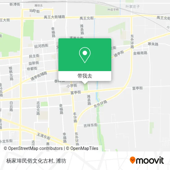 杨家埠民俗文化古村地图