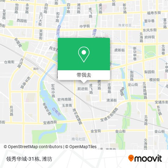 领秀华城-31栋地图