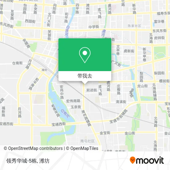 领秀华城-5栋地图