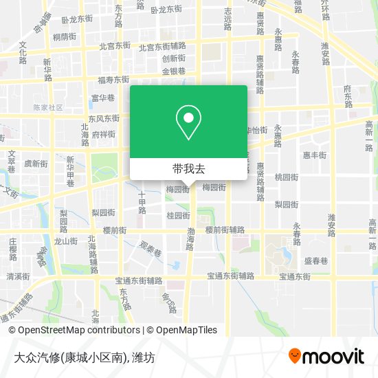 大众汽修(康城小区南)地图