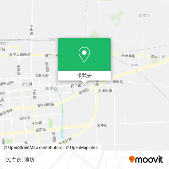 民主街地图