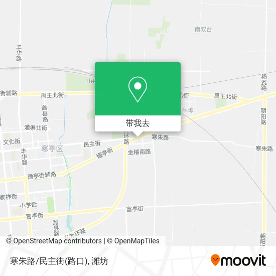 寒朱路/民主街(路口)地图