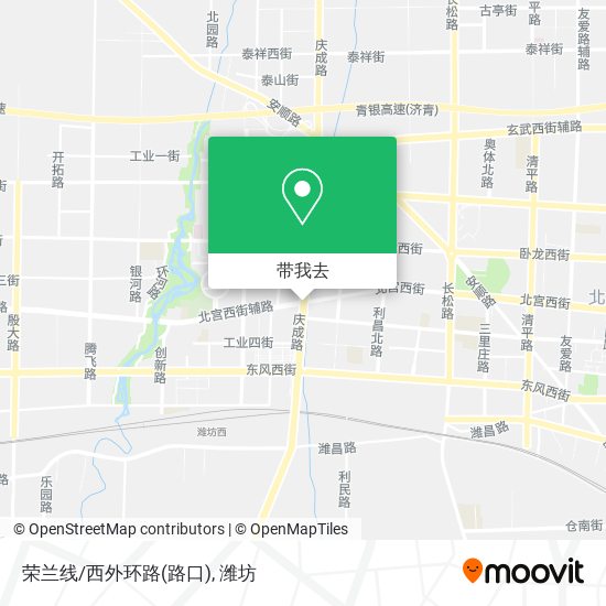 荣兰线/西外环路(路口)地图