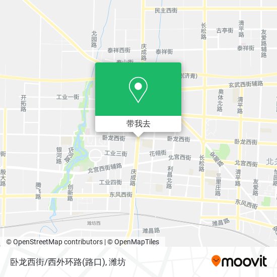 卧龙西街/西外环路(路口)地图