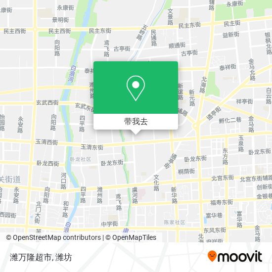潍万隆超市地图