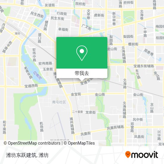 潍坊东跃建筑地图