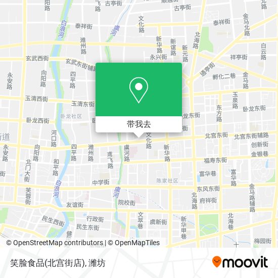 笑脸食品(北宫街店)地图