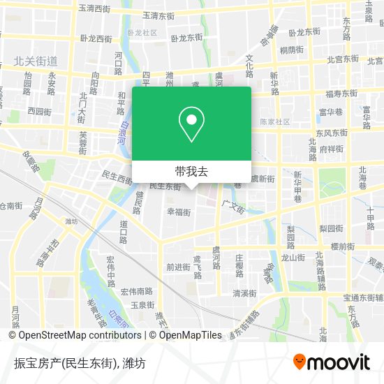 振宝房产(民生东街)地图