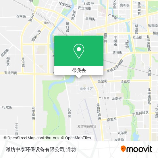 潍坊中泰环保设备有限公司地图