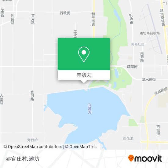 姚官庄村地图