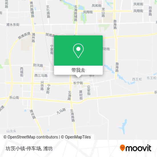 坊茨小镇-停车场地图