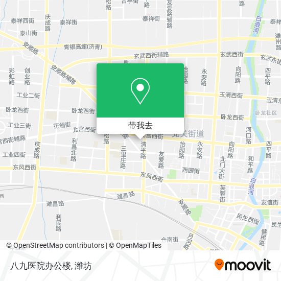 八九医院办公楼地图