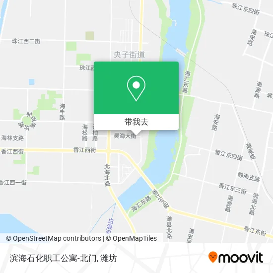 滨海石化职工公寓-北门地图
