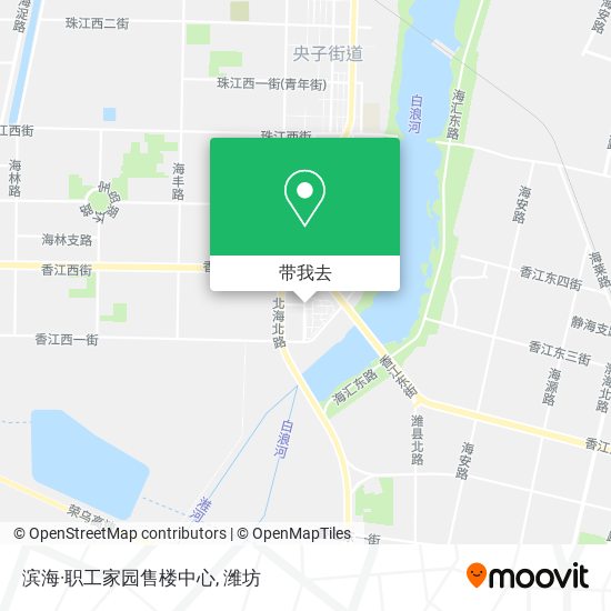 滨海·职工家园售楼中心地图