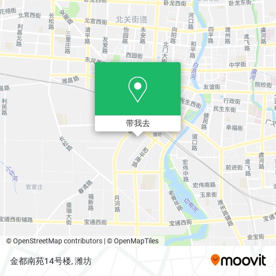 金都南苑14号楼地图