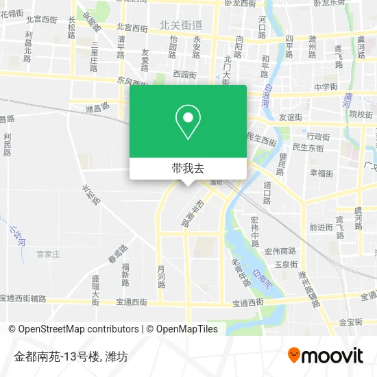 金都南苑-13号楼地图