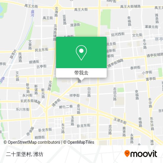 二十里堡村地图